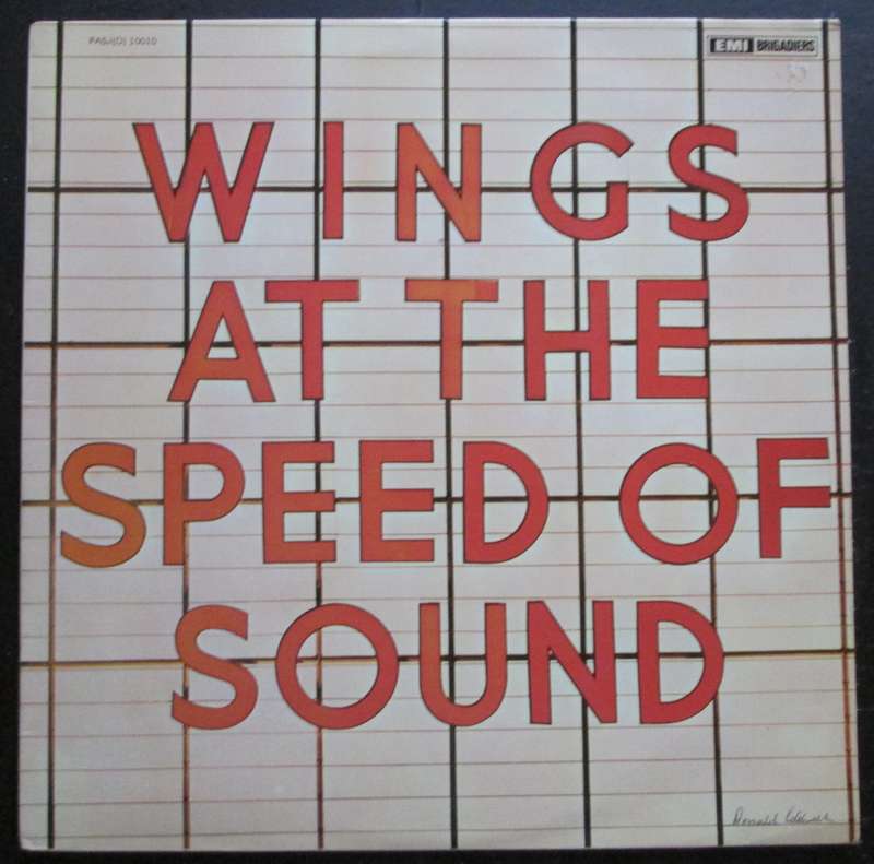 WINGS - WINGS AT THE SPEED OF SOUND   (LP/VINYL)