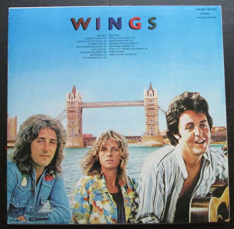 WINGS - LONDON TOWN  (LP/VINYL)