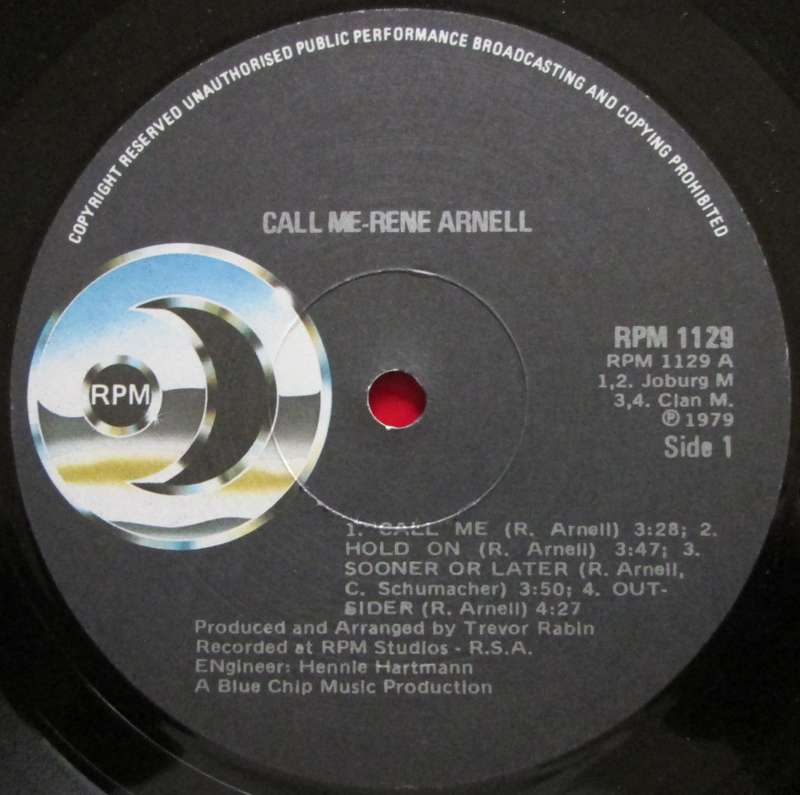RENE ARNELL - CALL ME   (LP/VINYL)