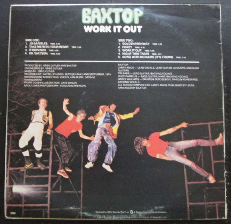 BAXTOP - WORK IT OUT   (LP/VINYL)