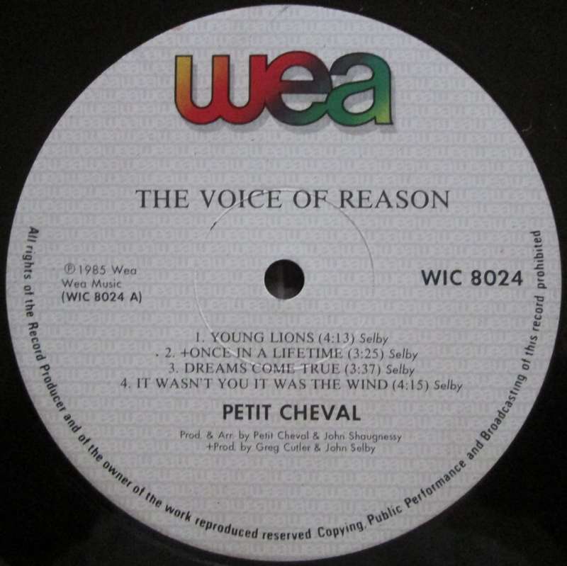 PETIT CHEVAL - THE VOICE OF REASON   (LP/VINYL)