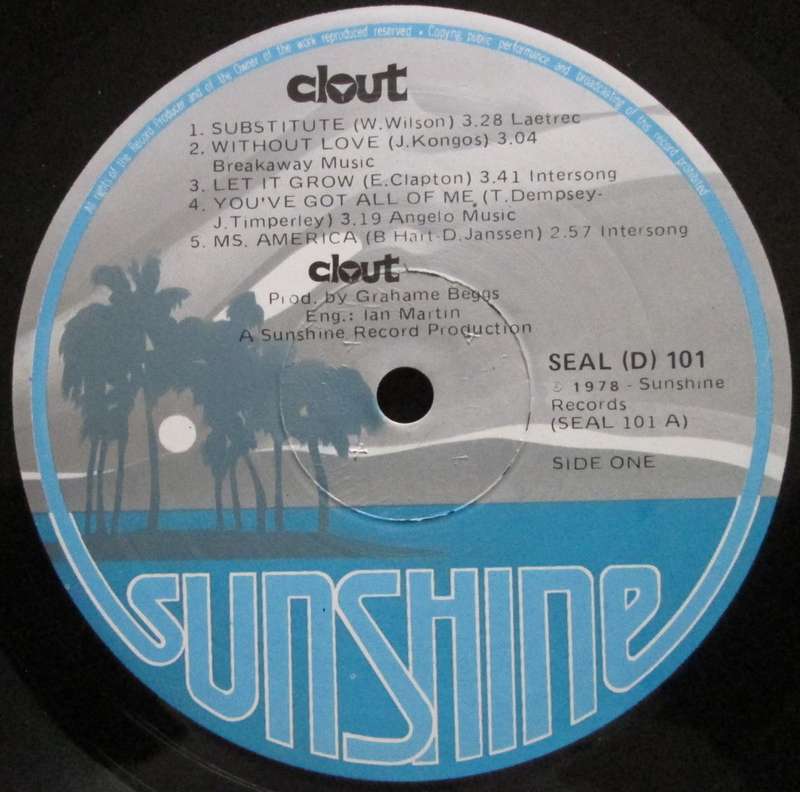CLOUT - CLOUT   (LP/VINYL)