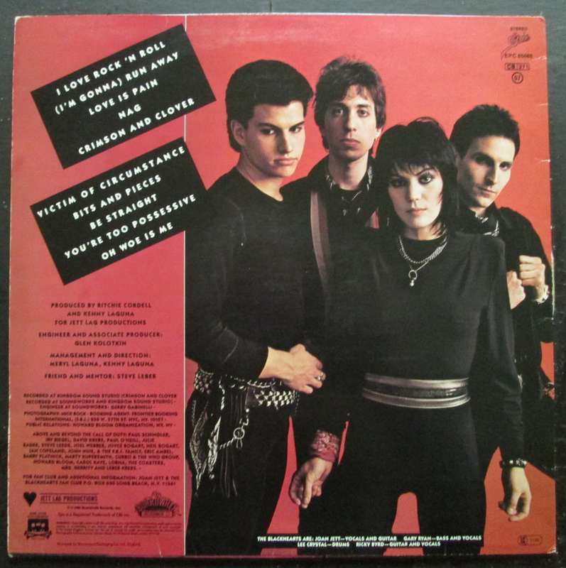 JOAN JETT & THE BLACKHEARTS - I LOVE ROCK N ROLL (LP/VINYL)