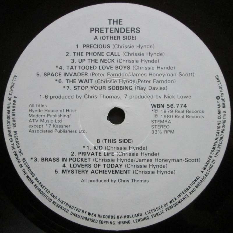 PRETENDERS - PRETENDERS  (LP/VINYL)
