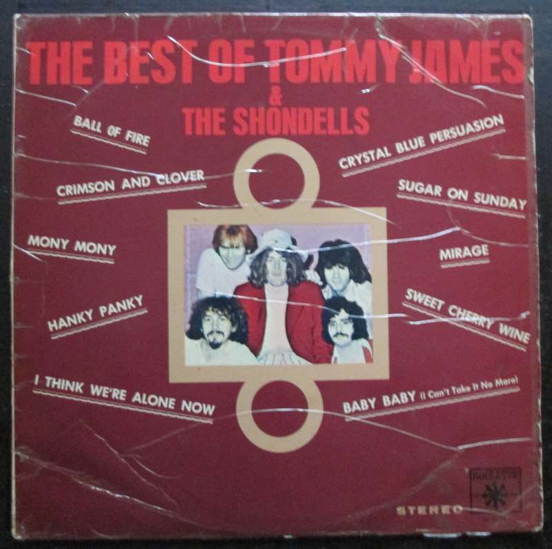 TOMMY JAMES & THE SHONDELLS - THE BEST OF TOMMY JAMES & THE SHONDELLS (LP/VINYL)