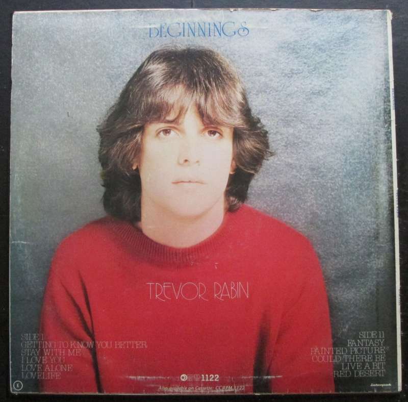 TREVOR RABIN - BEGINNINGS  (LP/VINYL)