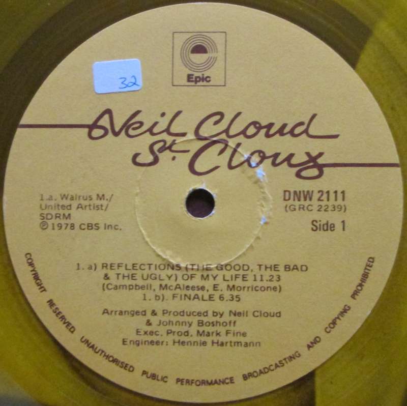 NEIL CLOUD - ST CLOUX  (LP/VINYL)