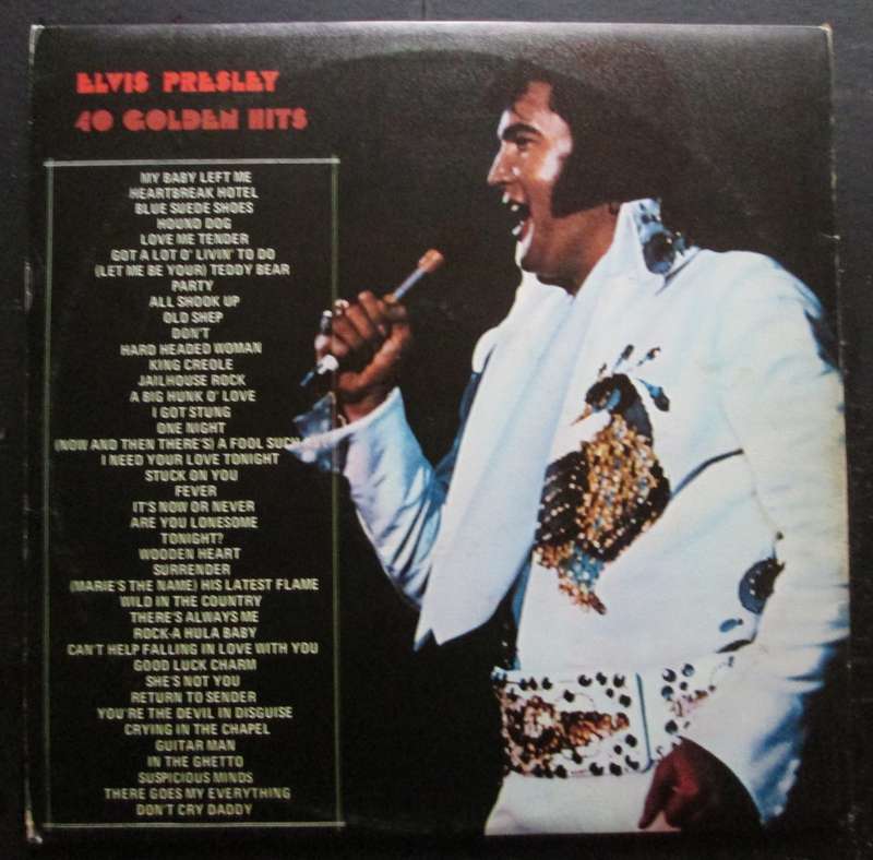 ELVIS PRESLEY - 40 GOLDEN HITS (2xLP/VINYL)