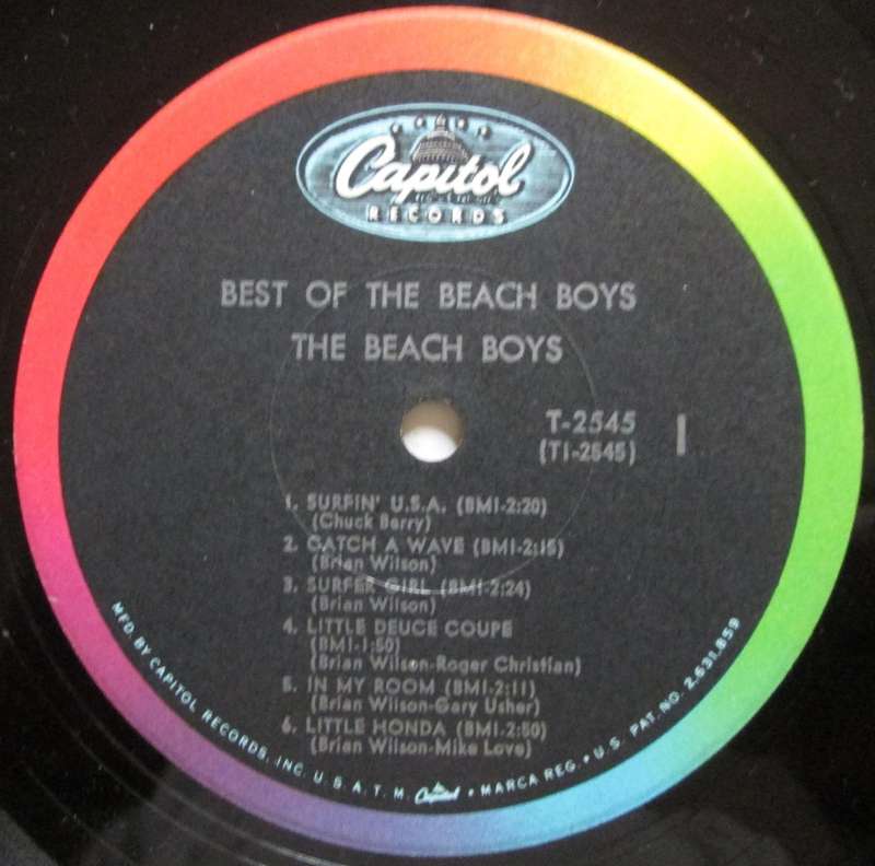 THE BEACH BOYS - BEST OF THE BEACH BOYS Vol.1  (LP/VINYL)