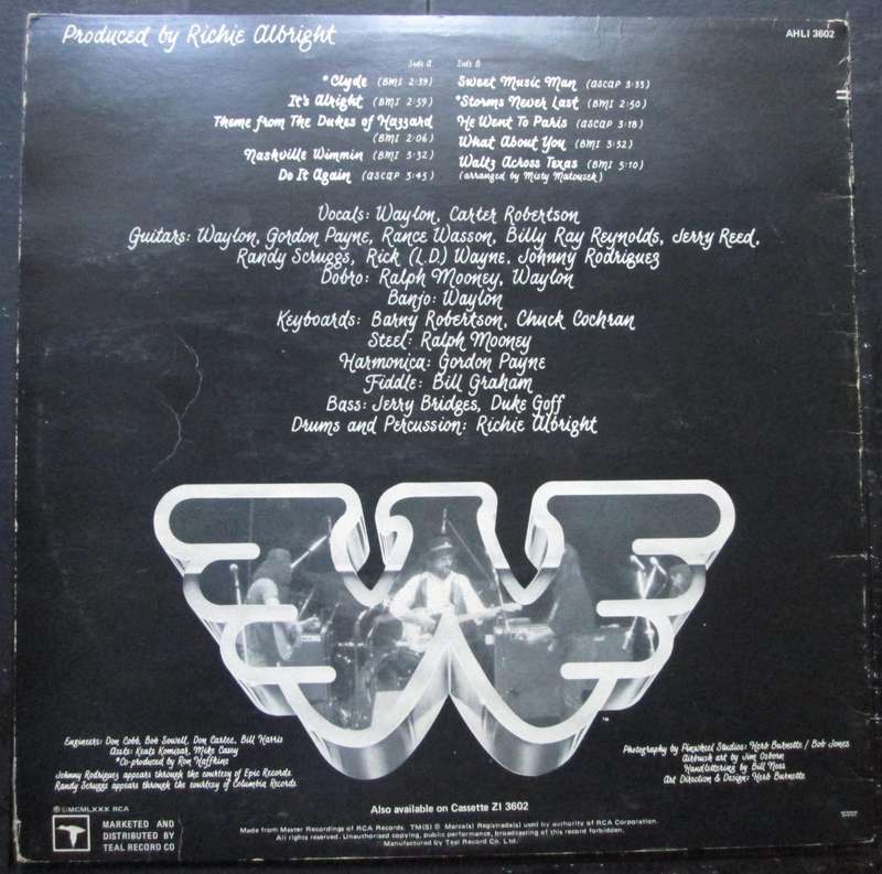 WAYLON JENNINGS - MUSIC MAN  (LP/VINYL)