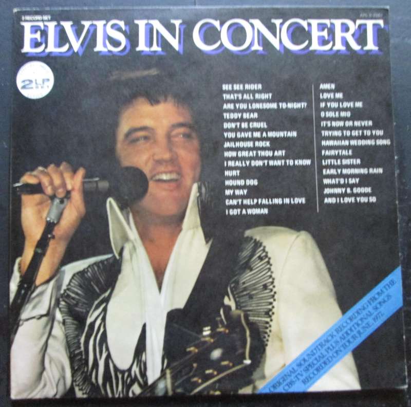 ELVIS PRESLEY - ELVIS IN CONCERT (2xLP/VINYL)