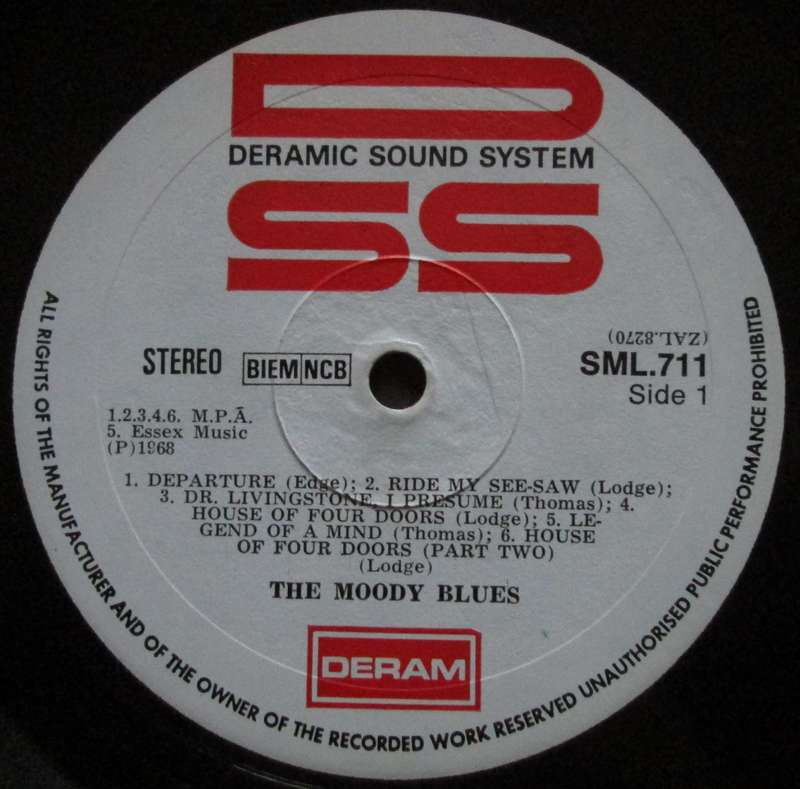 THE MOODY BLUES - IN SEARCH OF THE LOST CHORD  (LP/VINYL)