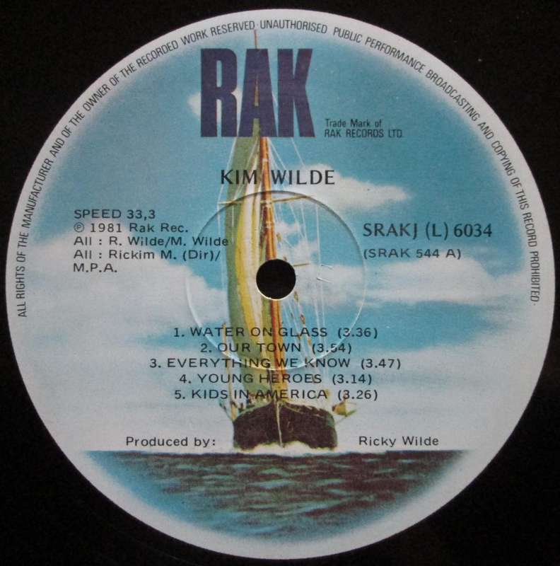 KIM WILDE - KIM WILDE  (LP/VINYL)