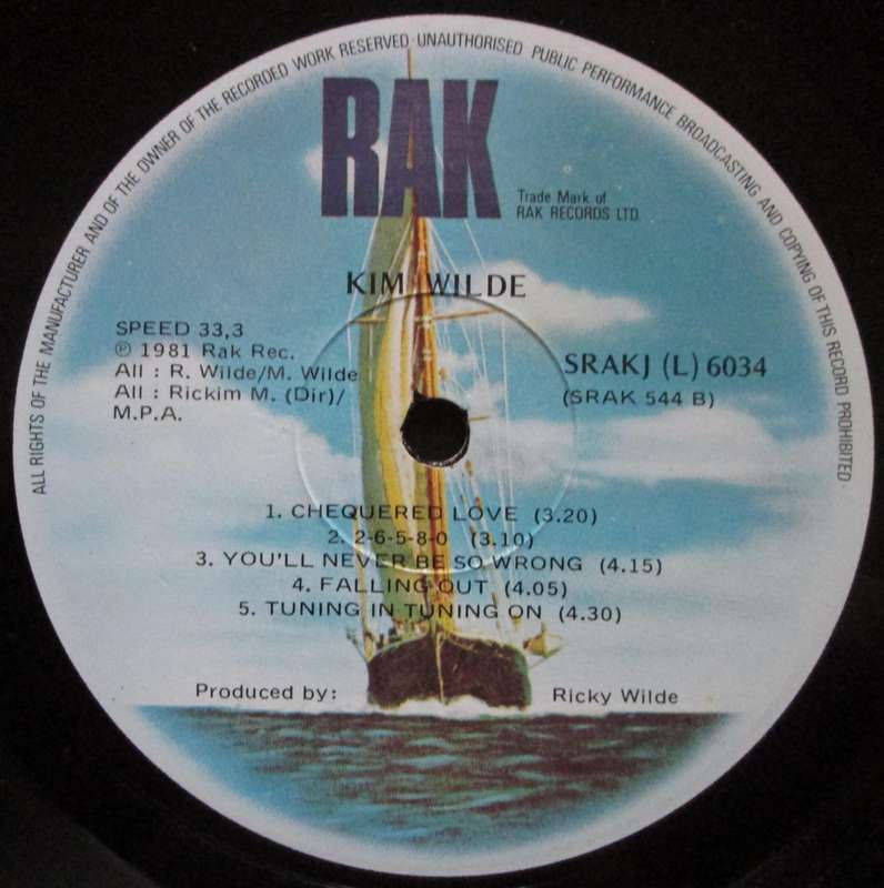 KIM WILDE - KIM WILDE  (LP/VINYL)