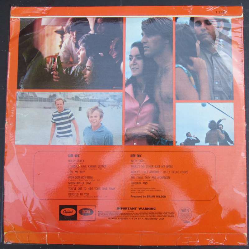 THE BEACH BOYS - BEACH BOYS PARTY   (LP/VINYL)