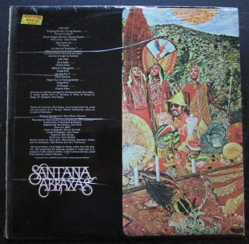 SANTANA - ABRAXAS   (LP/VINYL)