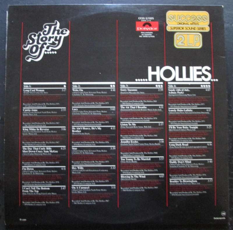 THE HOLLIES - THE STORY OF THE HOLLIES (2xLP/VINYL)