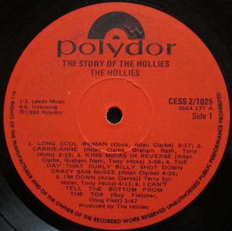 THE HOLLIES - THE STORY OF THE HOLLIES (2xLP/VINYL)