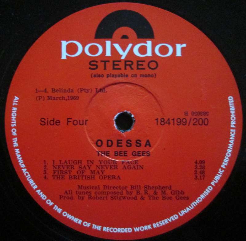 THE BEE GEES - ODESSA (2xLP/VINYL)