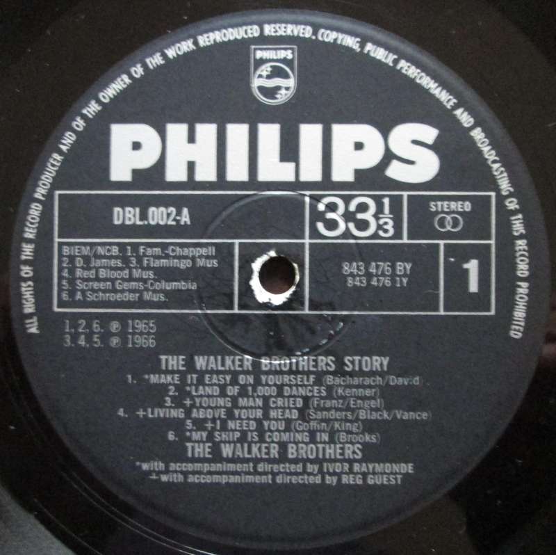 THE WALKER BROTHERS - THE WALKER BROTHERS STORY (2xLP/VINYL)