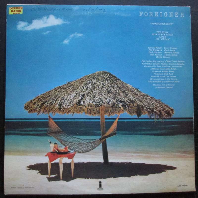 CAT STEVENS - FOREIGNER (LP/VINYL)