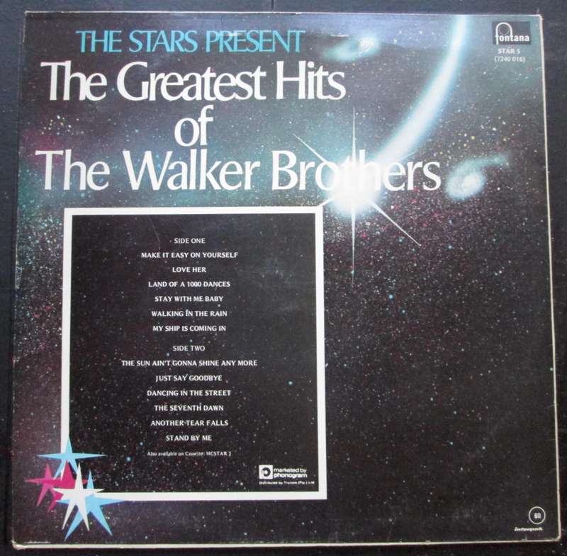 THE WALKER BROTHERS - THE STARS PRESENT THE GREATEST HITS OF THE WALKER BROTHERS   (LP/VINYL)