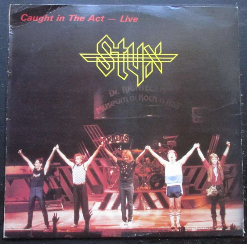 STYX - CAUGHT IN THE ACT  LIVE  (LP/VINYL)