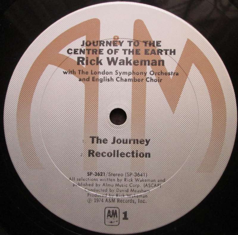 RICK WAKEMAN - JOURNEY TO THE CENTRE OF THE EARTH    (LP/VINYL)