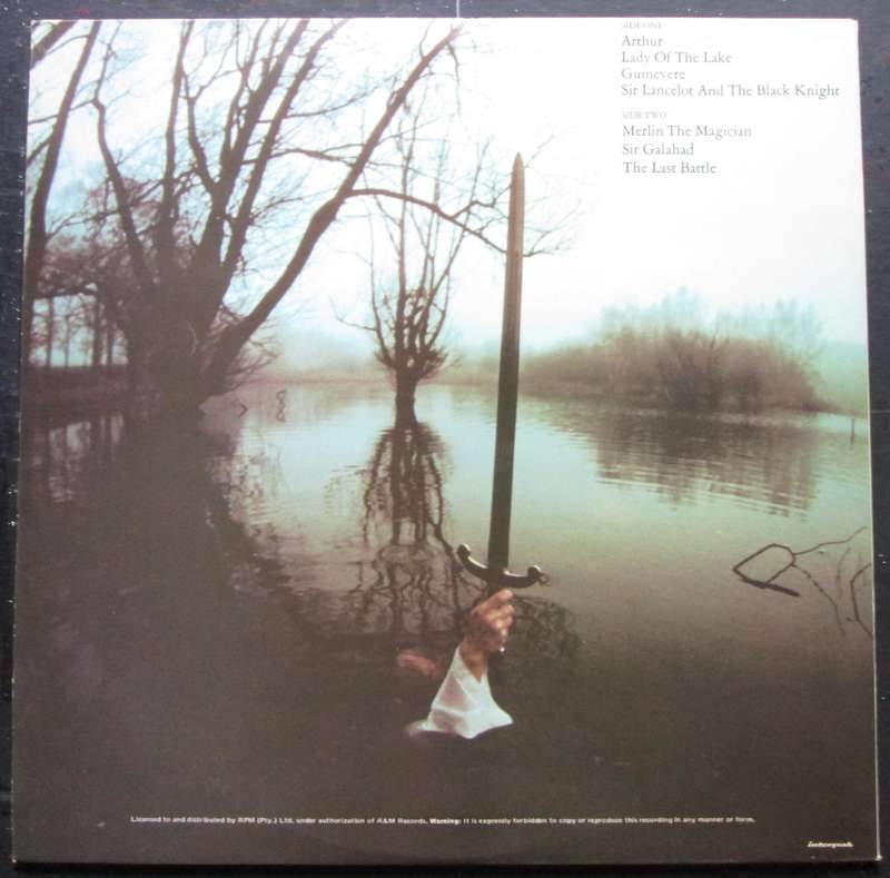 RICK WAKEMAN - THE MYTHS AND LEGENDS OF KING ARTHUR AND THE KNIGHTS OF THE ROUND TABLE   (LP/VINYL)
