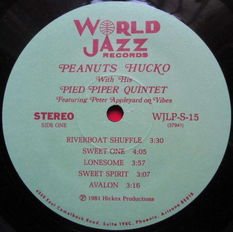 PEANUTS HUCKO with his PIED PIPER QUINTET - PEANUTS HUCKO with his PIED PIPER QUINTET   (LP/VINYL)