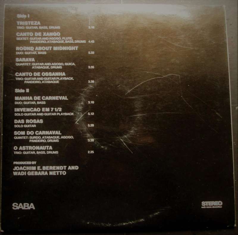 BADEN POWELL - TRISTEZA ON GUITAR  (LP/VINYL)