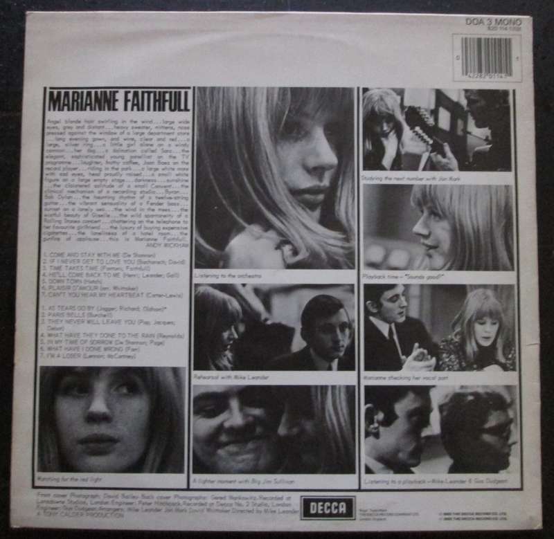MARIANNE FAITHFULL - MARIANNE FAITHFULL  (LP/VINYL)