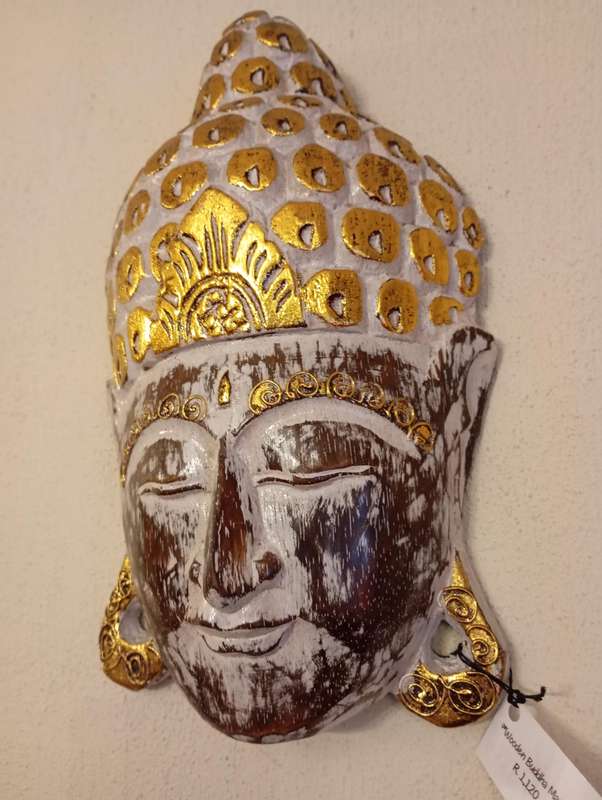 Wooden Buddha Mask (32cm)