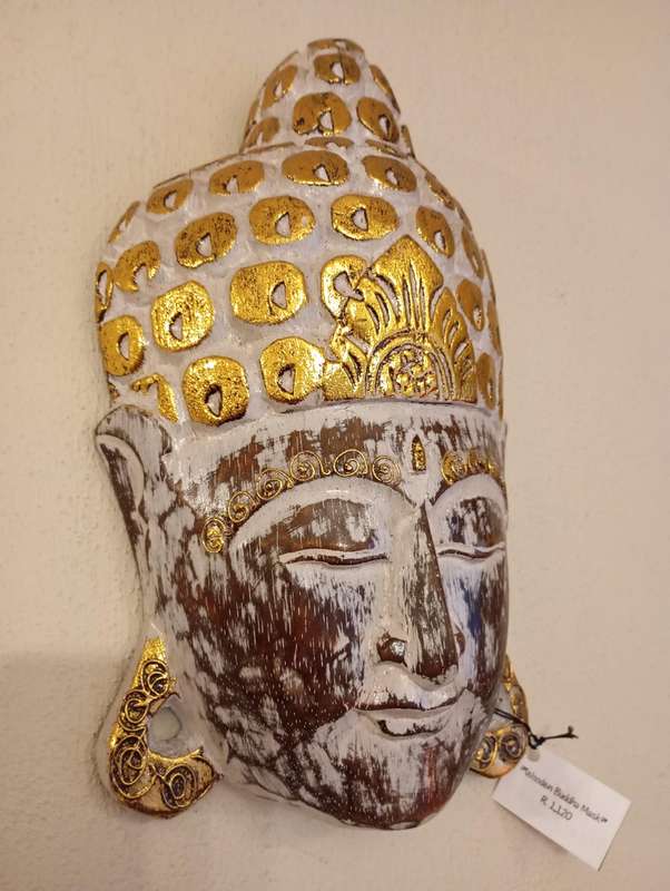 Wooden Buddha Mask (32cm)