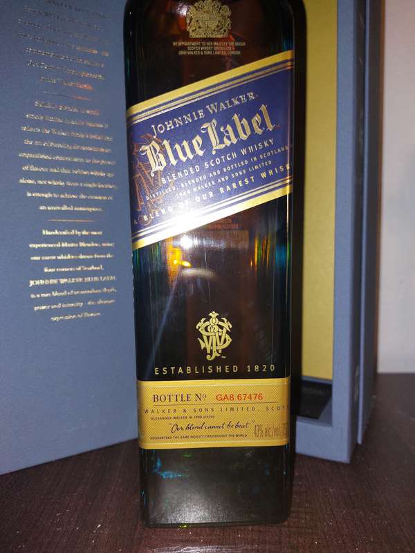 Johnnie Walker Blue Label Whisky 750ml 43%