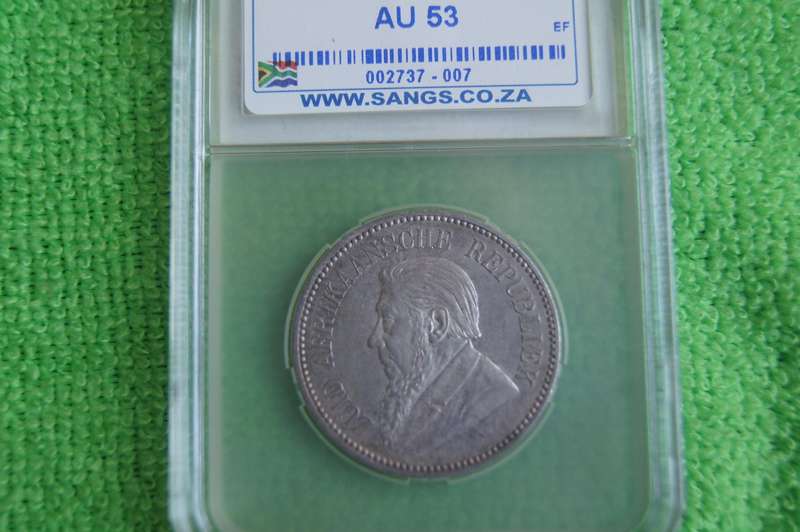 1897 ZAR 2.5 Shillings - SANGS AU53