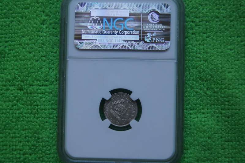 1938 South Africa 3 Pence - MS62 NGC