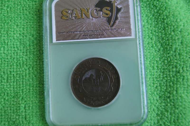1892 ZAR Penny - SANGS VF Details