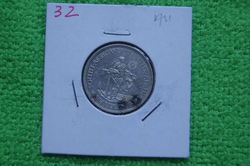 4 x Union of South Africa 1 Shillings
