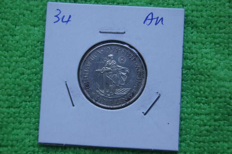 4 x Union of South Africa 1 Shillings
