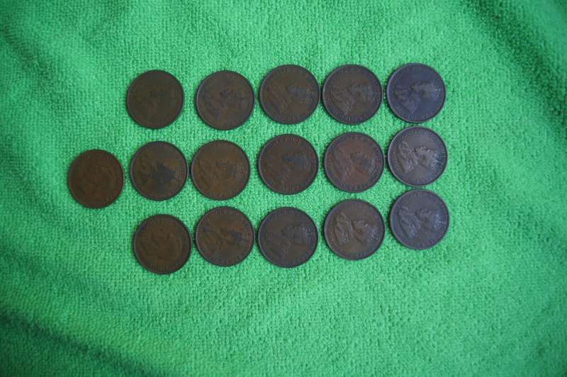 Australian Penny Set (16 coins) (1912-1950) Seldom Found - Bid per coin to take all 16