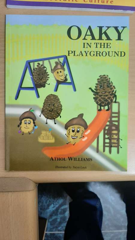 OAKY in the playground by Athol Williams