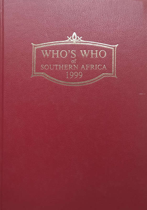 Who's who of southern africa 1999 by Sandra Hayes (Ed.)