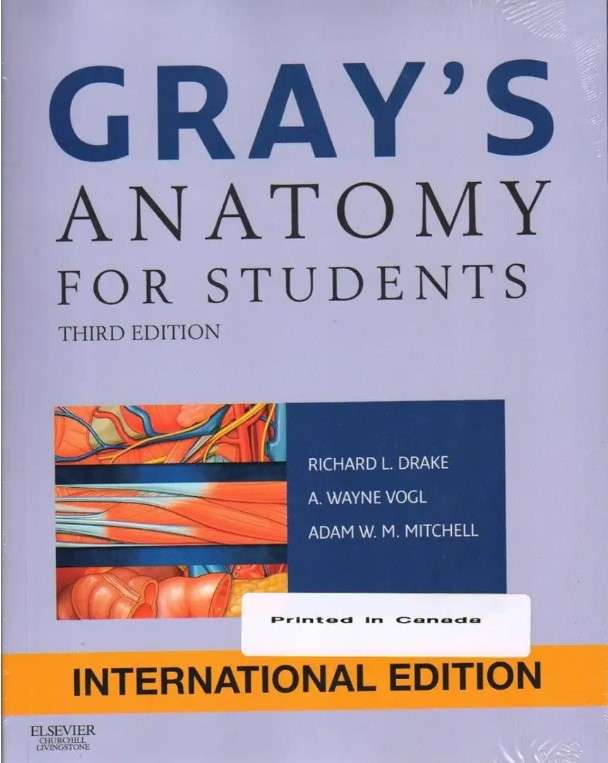 Gray's Anatomy for Students by Richard L. Drake and Adam W.M. Mitchell (3rd edition)