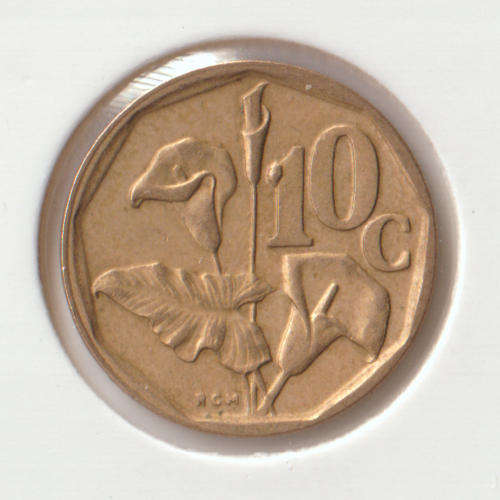 1992 10c Error Coin - Multiple Errors