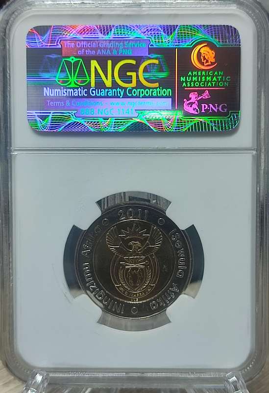 2011 R5 RAND 90TH ANNIVERSERSARY - NGC GRADED MS66