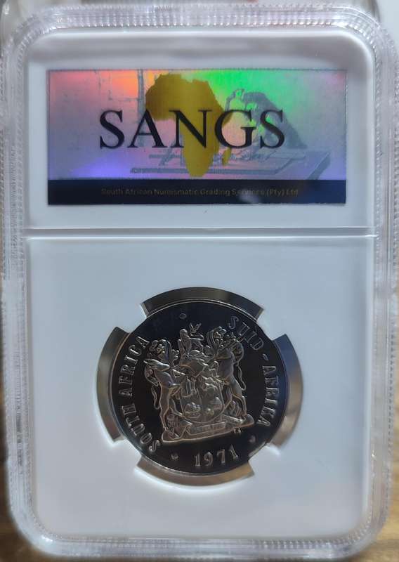 GRADED (PF68) - 1971 50 CENT PROOF COIN - ONLY 12,000 MINTED