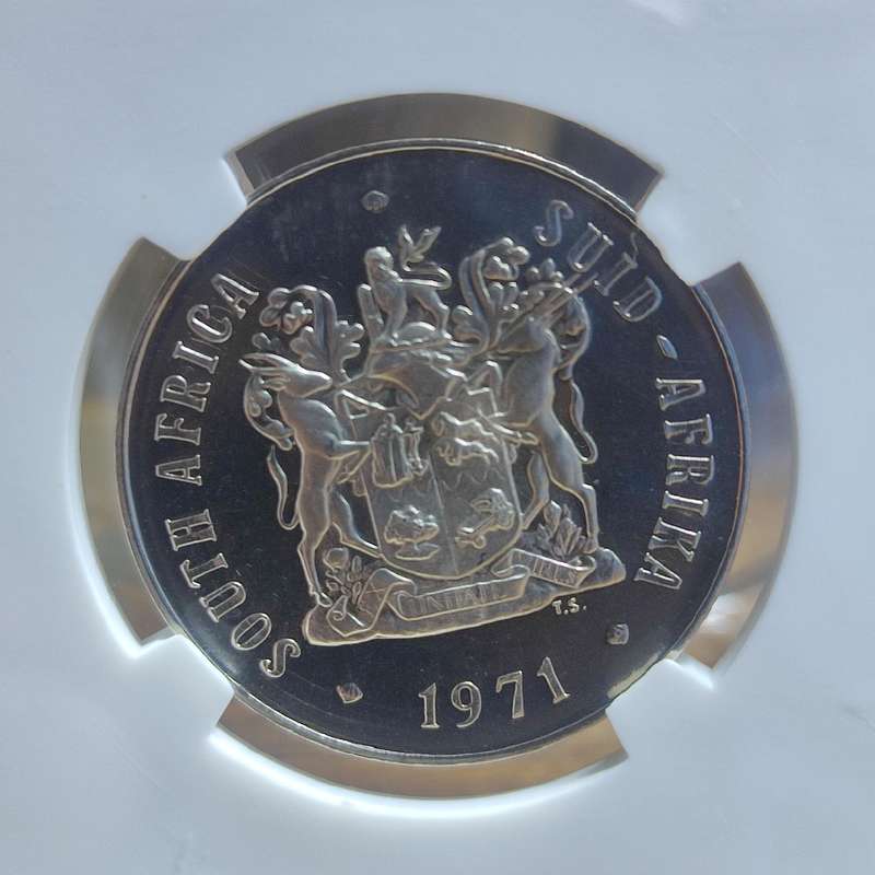 GRADED (PF68) - 1971 50 CENT PROOF COIN - ONLY 12,000 MINTED