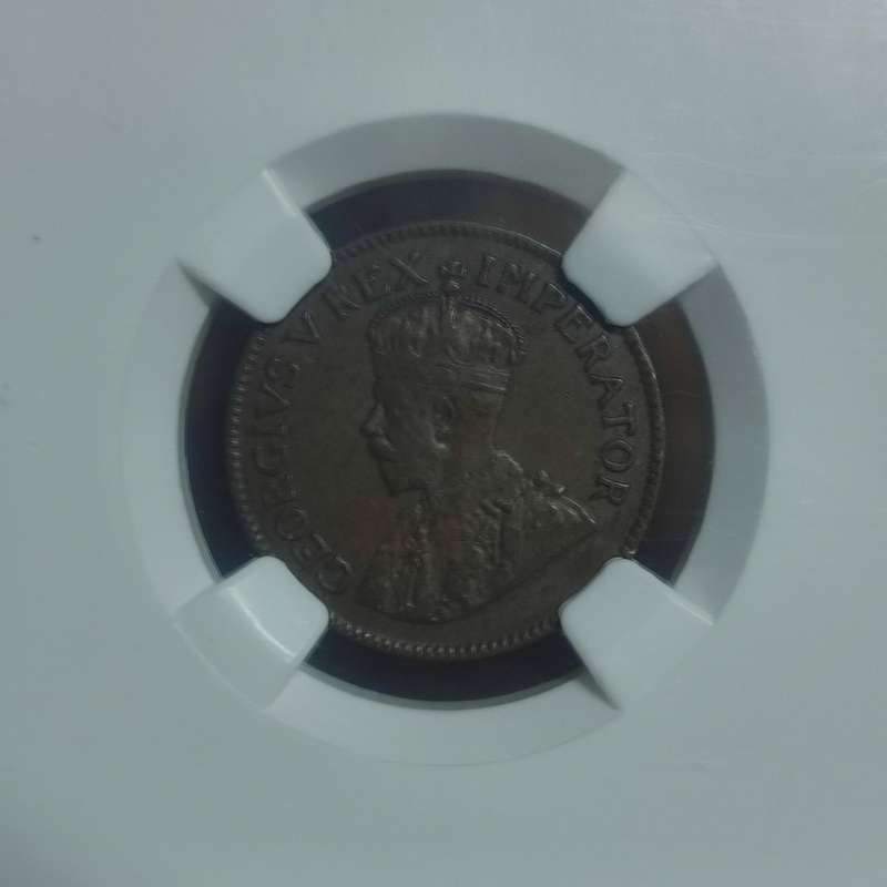 GRADED (XF 45 BN) - 1923 QUARTER PENNY 1/4P (FARTHING) COIN - ONLY 31,398 MINTED!