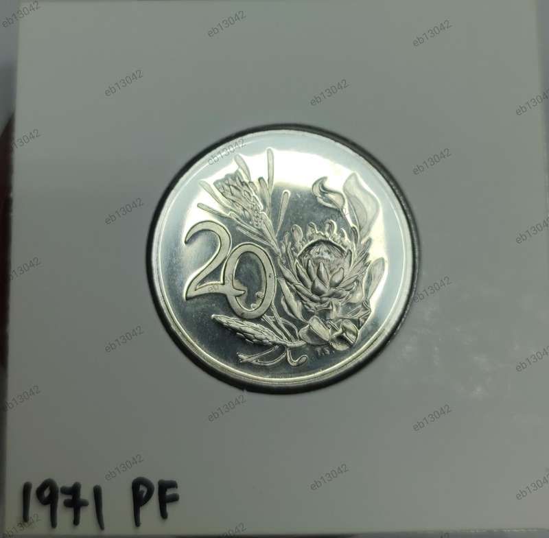 1971 20 CENT PROOF COIN - ONLY 12,000 MINTED!